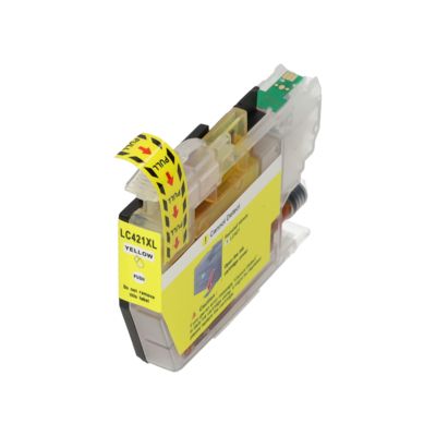 Druckerpatrone kompatibel mit Brother LC-421XLY - Gelb - Hohe Kapazität