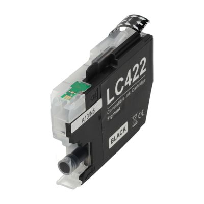 Druckerpatrone kompatibel mit Brother LC-422BK - Schwarz