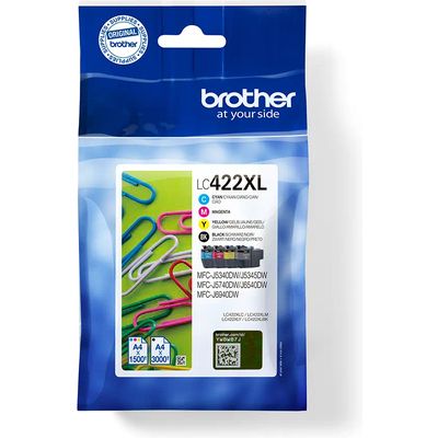 Brother LC-422XLVAL - 4-farbig - Druckerpatrone - Hohe Kapazität - Multipack
