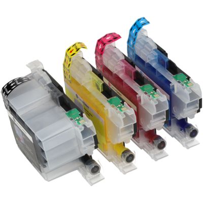 Druckerpatrone kompatibel mit Brother LC-422XLVAL - 4-farbig - Hohe Kapazität - Multipack