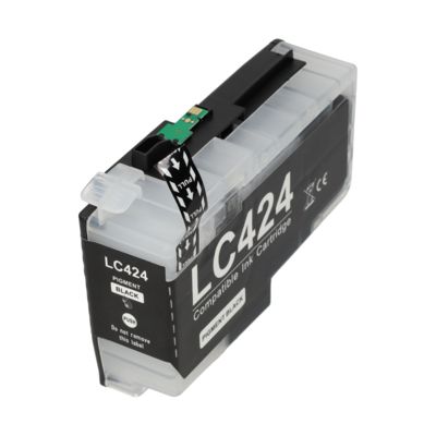 Druckerpatrone kompatibel mit Brother LC-424BK - Schwarz