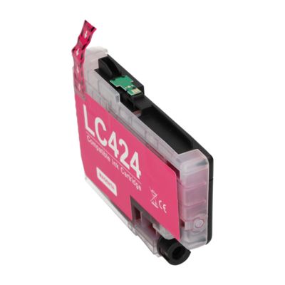 Druckerpatrone kompatibel mit Brother LC-424M - Magenta