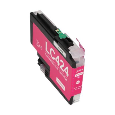 Druckerpatrone kompatibel mit Brother LC-424M - Magenta