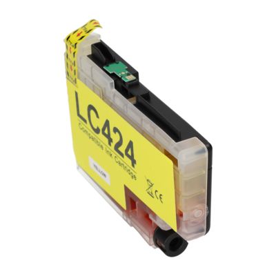 Druckerpatrone kompatibel mit Brother LC-424Y - Gelb