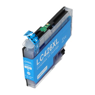 Druckerpatrone kompatibel mit Brother LC-426XLC - Cyan - Hohe Kapazität