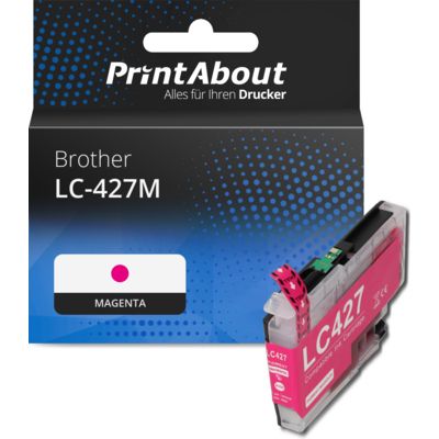 Druckerpatrone kompatibel mit Brother LC-427M - Magenta