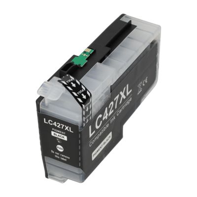 Druckerpatrone kompatibel mit Brother LC-427XLBK - Schwarz - Hohe Kapazität
