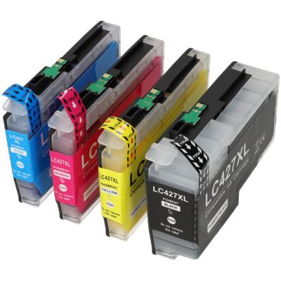 Druckerpatrone kompatibel mit Brother LC-427XLVAL - 4-farbig - Hohe Kapazität - Multipack