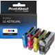 Druckerpatrone kompatibel mit Brother LC-427XLVAL - 4-farbig - Hohe Kapazität - Multipack