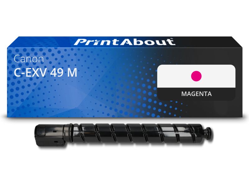 PrintAbout Toner C-EXV 49 M Magenta für Canon