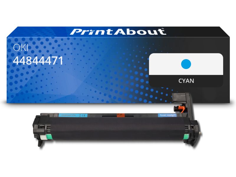 PrintAbout Trommel 44844471 Cyan für OKI