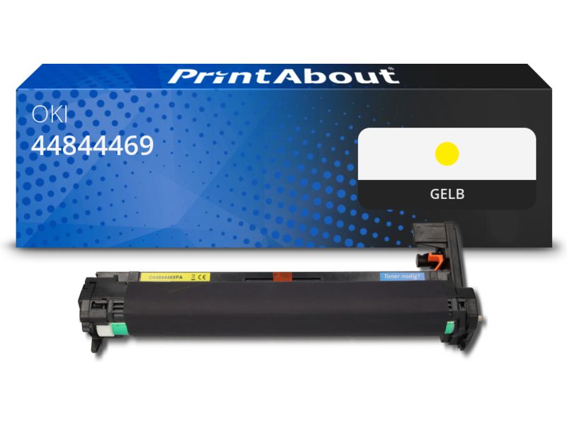 PrintAbout Trommel 44844469 Gelb für OKI