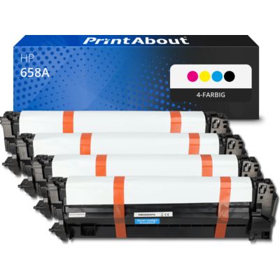 Toner kompatibel mit HP 658A (W2000/01/02/03A) - 4-farbig - Multipack
