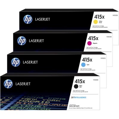 HP 415X (W2030/31/32/33X) - 4-farbig - Toner - Hohe Kapazität - Multipack
