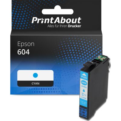 Druckerpatrone kompatibel mit Epson 604 (C13T10G24010) - Cyan