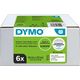 Dymo 2093092 (6 stuks) - Schwarz auf weiß - Etikett