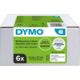 Dymo 2093094 (6 stuks) - Schwarz auf weiß - Etikett