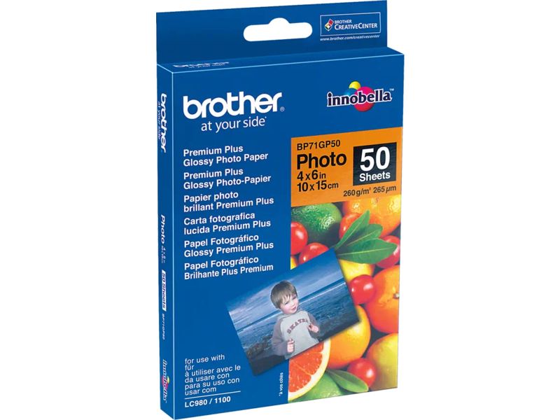 Brother BP71GP50 (10 x 15) - Fotopapier