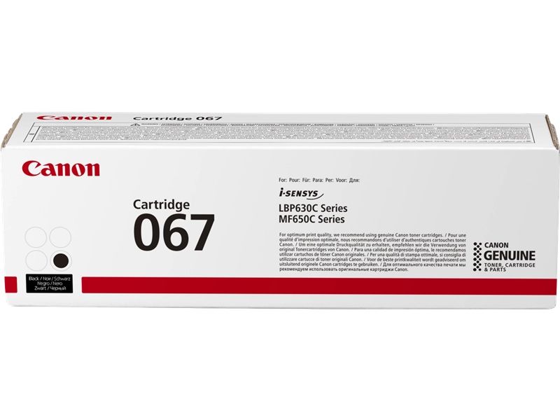 Canon 067 BK - Schwarz - Toner