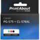 Druckerpatrone kompatibel mit Canon PG-575 + CL-576XL - Schwarz + 3 Farben - Hohe Kapazität - Multipack