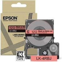 Epson LK-4RBJ - Schwarz auf rot - Tape
