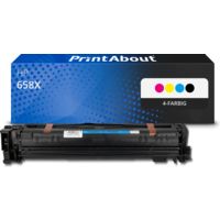 Toner kompatibel mit HP 658X (W2000/01/02/03X) - 4-farbig - Hohe Kapazität - Multipack