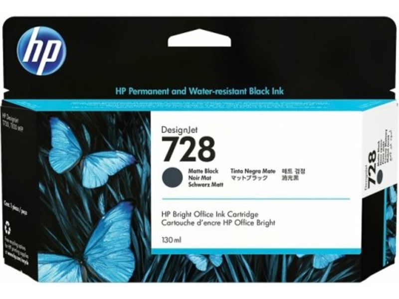 HP 3WX25A (728) - Mattschwarz - Druckerpatrone - Hohe Kapazität