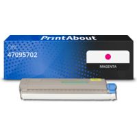 Toner kompatibel mit OKI 47095702 - Magenta