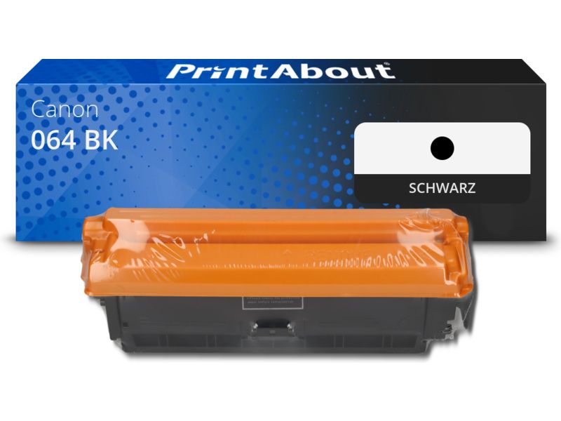 PrintAbout Toner kompatibel mit Canon 064 BK - Schwarz