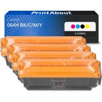 Toner kompatibel mit Canon 064H BK/C/M/Y - 4-farbig - Hohe Kapazität - Multipack