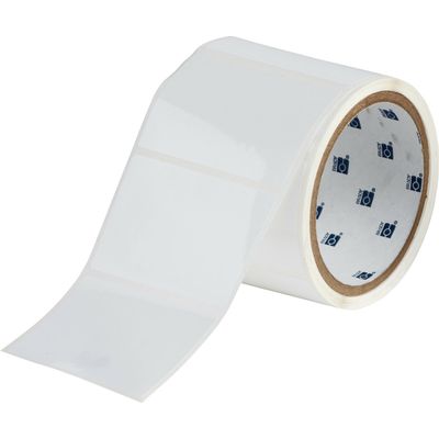 Brady THT-19-423-1 Etikett Polyester glänzend weiß (76,2 x 50,8 mm)