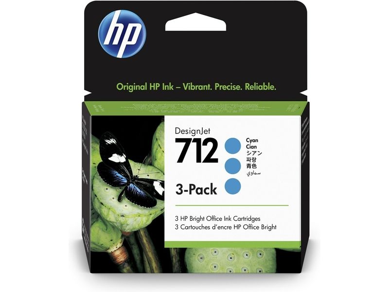 HP 712 (3ED77A) - Cyan - Druckerpatrone