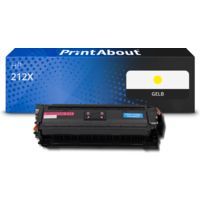 Toner kompatibel mit HP 212X (W2122X) - Gelb - Hohe Kapazität