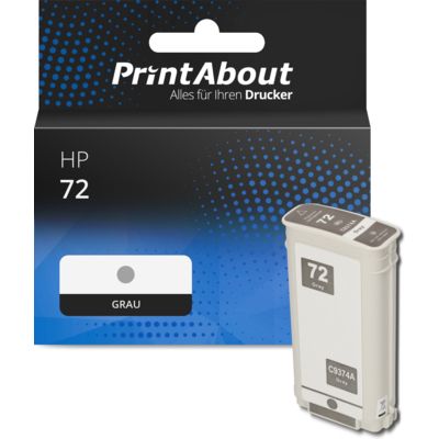 Druckerpatrone kompatibel mit HP 72 (C9374A) - Grau