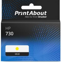 Druckerpatrone kompatibel mit HP 730 (P2V70A) - Gelb - Hohe Kapazität