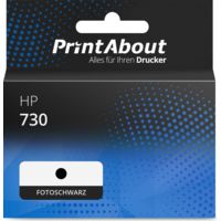 Druckerpatrone kompatibel mit HP 730 (P2V73A) - Fotoschwarz - Hohe Kapazität