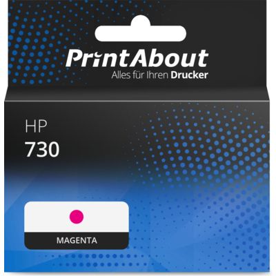Druckerpatrone kompatibel mit HP 730 (P2V69A) - Magenta - Hohe Kapazität