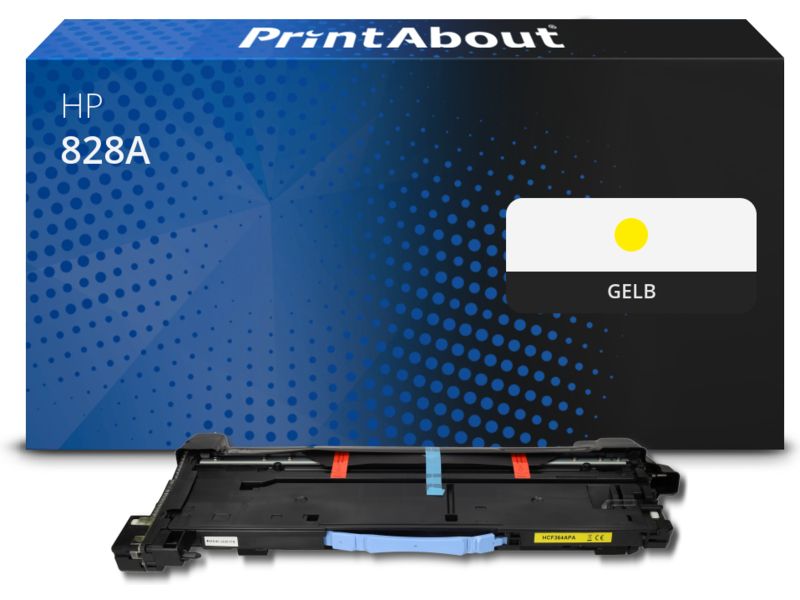 PrintAbout Trommel 828A (CF364A) Gelb für HP