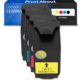 Toner kompatibel mit Lexmark C2320K/C/M/Y0 - 4-farbig - Multipack