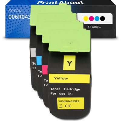 Toner kompatibel mit Xerox 006R04356/57/58/59 - 4-farbig - Multipack