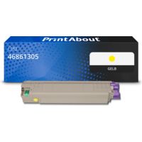 Toner kompatibel mit OKI 46861305 - Gelb