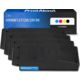 Toner kompatibel mit OKI 09006127/28/29/30 - 4-farbig - Multipack