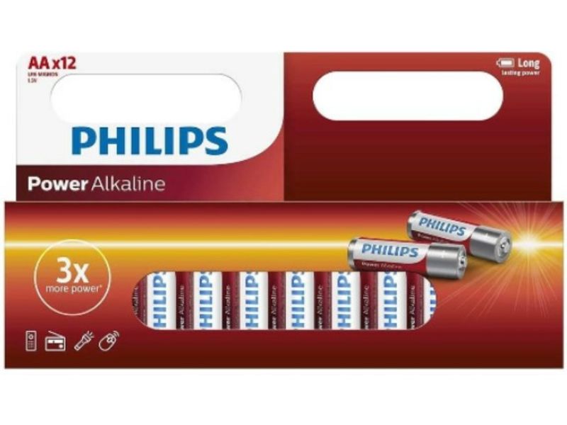 Philips Power AA / MN1500 / LR06 Alkaline (12 stuks) - Akku