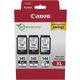 Canon PG-545XL + PG-545XL + CL-546XL Tintenpatronen Multipack mit hoher Kapazität
