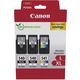 Canon PG-540L + PG540L + CL 541XL multipack - Schwarz + 3 Farben - Druckerpatrone - Multipack