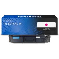 Toner kompatibel mit Brother TN-821XXL M - Magenta - Extra hohe Kapazität