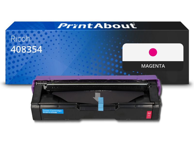 PrintAbout Toner 408354 (M C250) Magenta für Ricoh