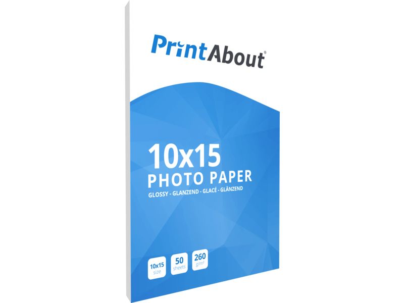 PrintAbout Premium Hochglanz 10 x 15 260 g/m² (50 Blatt)