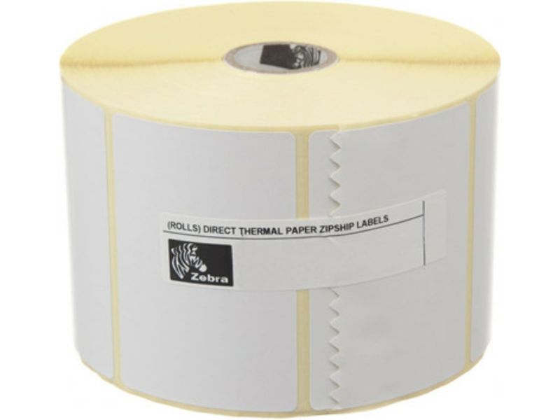 Zebra 880239-076D (Z-Select 2000D) - (102 mm x 76 mm) 12 Rollen - Schwarz auf weiß - Etikett