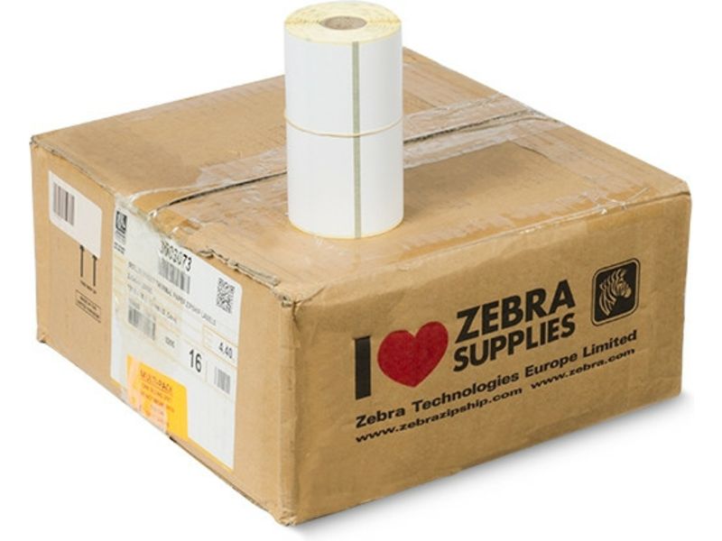Zebra 3003073 (Z-Select 2000D) - (101,6 mm x 76,2 mm) 16 Rollen - Schwarz auf weiß - Etikett